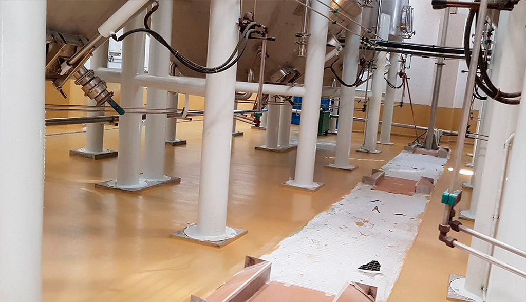 Fotografía de la zona de depósitos