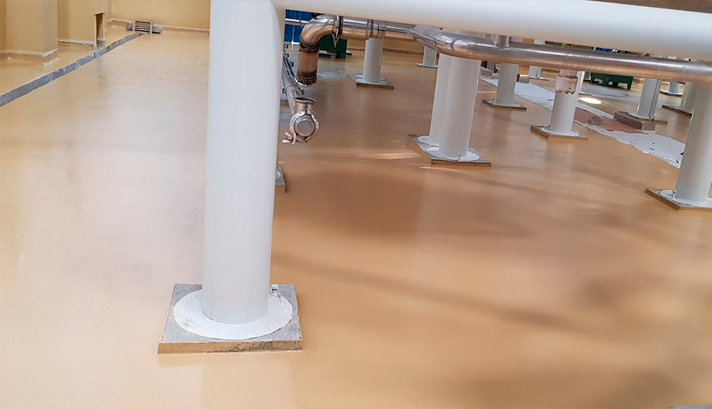 Fotografía de la zona de tuberías